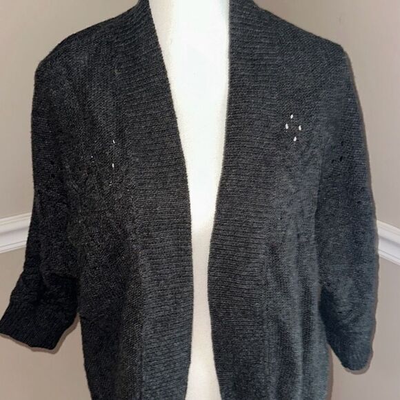 Sonoma Dark Gray Shrug Sweater - Picture 2 of 5